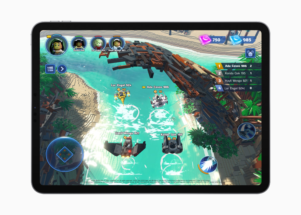 LEGO® Star Wars™: Castaways exécuté sur un iPad Pro couleur argent.
