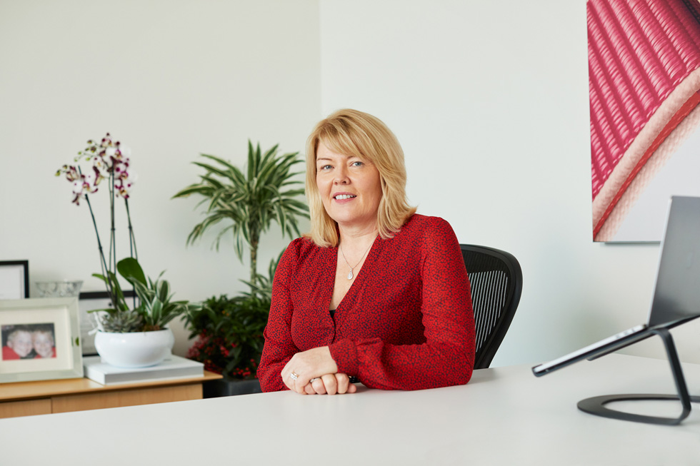 Cathy Kearney at Apple’s Cork campus in Ireland.